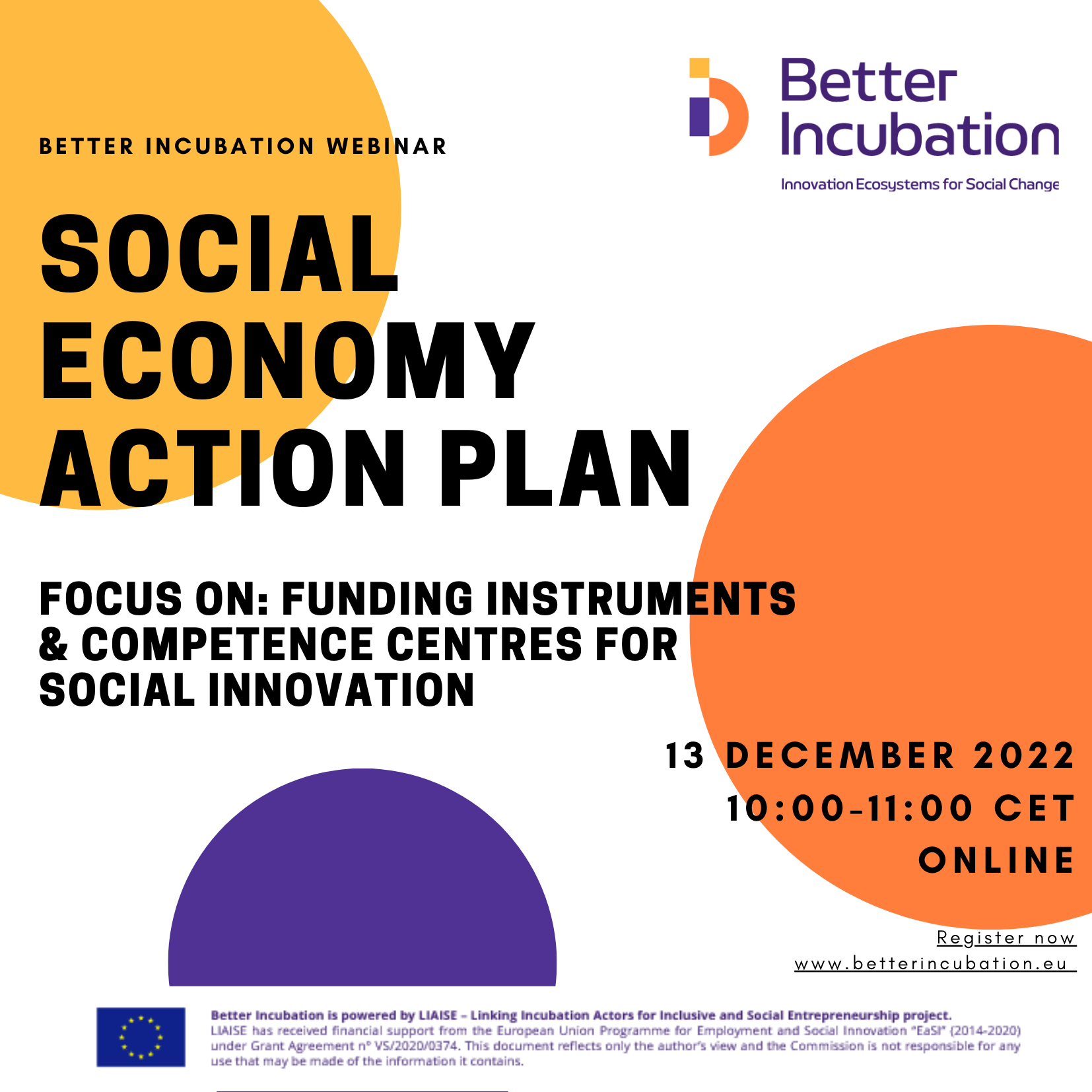 Making the SEAP happen! Funding Instruments for Social Economy and the Competence Centres for Social Innovation